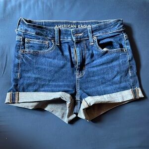 Dark blue American Eagle Jean shorts